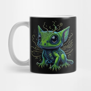 Gamer's Perfect Illustration - Cute Colorful Gekko Mug